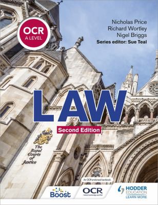 Cover for OCR a Level Law Second Edition