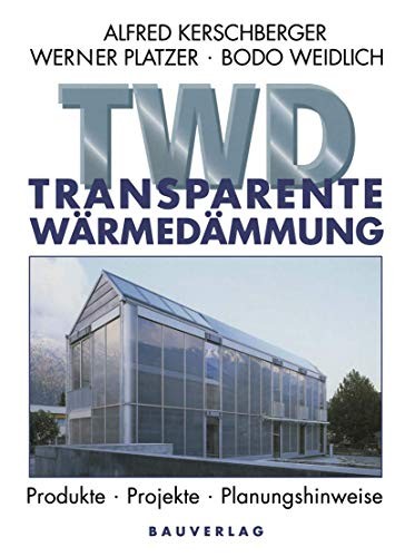 Cover for Transparente Wärmedämmung