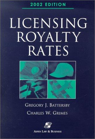 Cover for Licensing Royalty Rates 2002