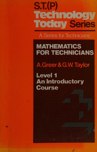 Cover for Mathematics for technicians, level 1