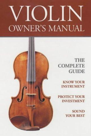Cover for Violin Owners Manual