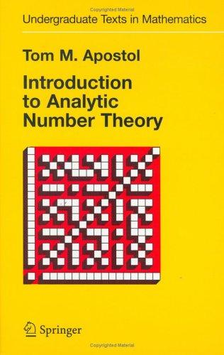 Cover for Introduction to analytic number theory