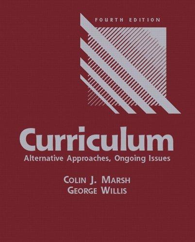 Cover for Curriculum