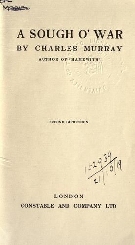 Cover for A sough o' war.