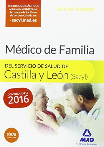 Cover for Médico Especialista en Medicina Familiar y comunitaria del Servicio de Salud de Castilla y León . Test