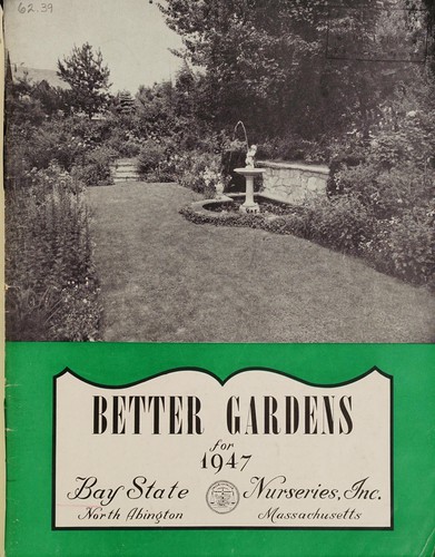 Cover for Better gardens for 1947