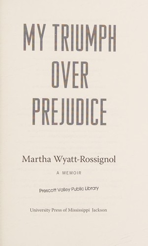 Cover for My Triumph over Prejudice