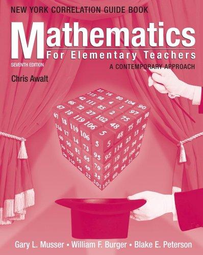 Cover for Mathematics for Elementary Teachers, New York State Guidelines Book