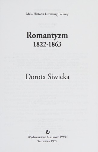 Cover for Romantyzm