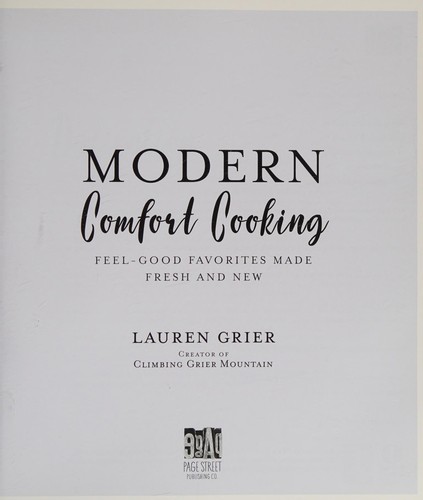Cover for Modern comfort cooking