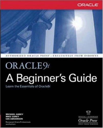 Cover for Oracle9i