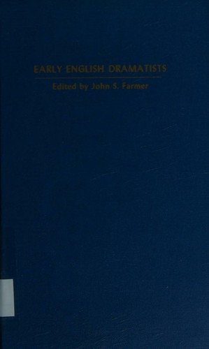 Cover for Five anonymous plays