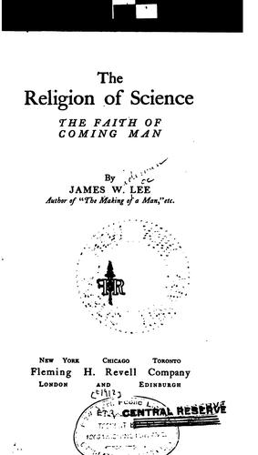 Cover for The religion of science