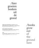 Cover for Hier groeien boeken uit de grond