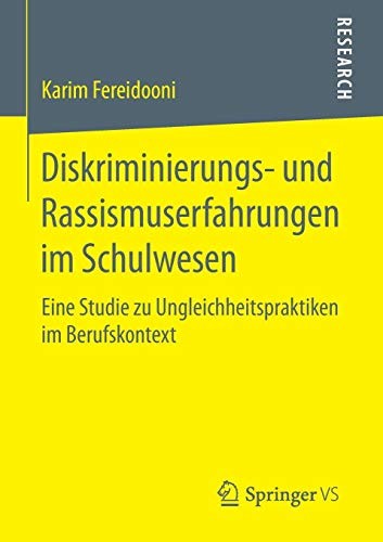 Cover for Diskriminierungs- und Rassismuserfahrungen im Schulwesen