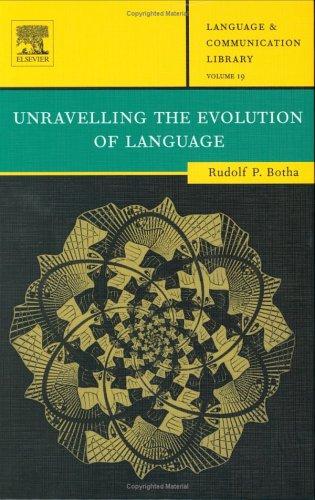 Cover for Unravelling the evolution of language