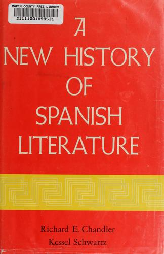 Cover for A new history of Spanish literature