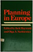 Cover for Planning in Europe
