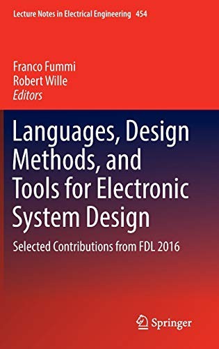 Cover for Languages, Design Methods, and Tools for Electronic System Design