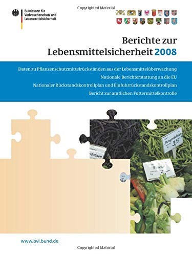 Cover for Berichte zur Lebensmittelsicherheit 2008