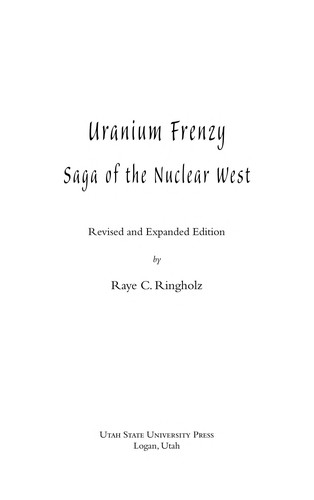 Cover for Uranium frenzy