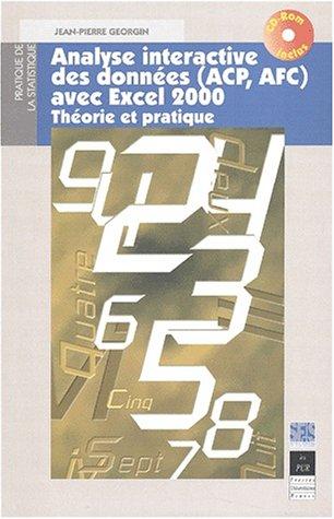 Cover for Analyse des donnees interactives avec excel