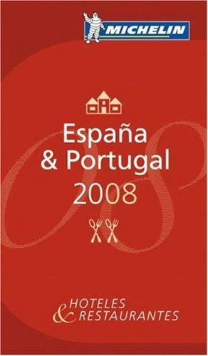 Cover for Michelin Red Guide 2008 Espagna & Portugal