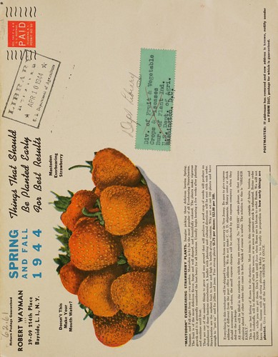 Cover for Spring and fall 1944