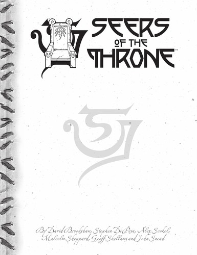 Cover for Seers of the throne
