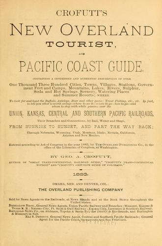 Cover for Crofutt's new Overland tourist, and Pacific Coast guide ...