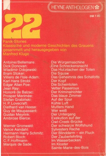 Cover for 22 Panik-Stories