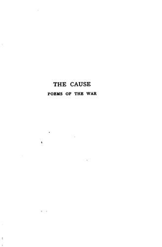 Cover for The cause