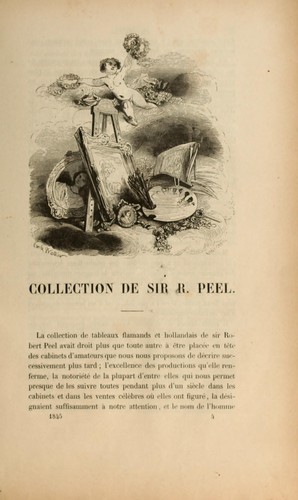 Cover for Collection de Sir R. Peel