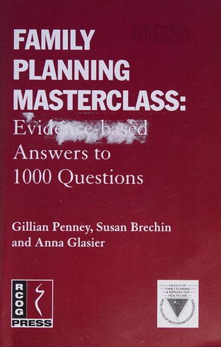 Cover for Family Planning Masterclass