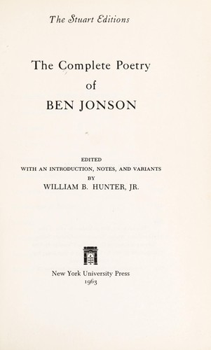 Cover for Complete poetry.