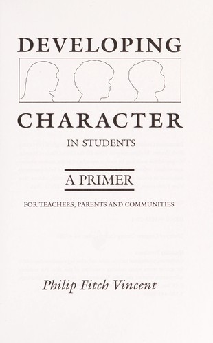 Cover for Developing character in students