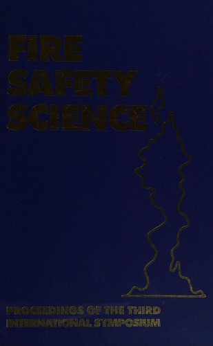 Cover for Fire safety science