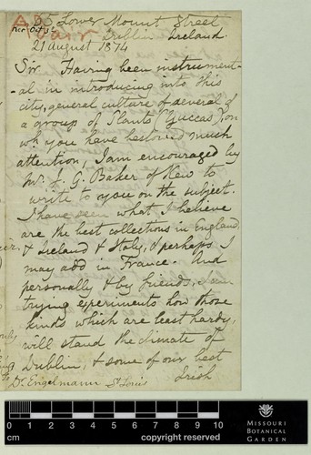 Cover for Correspondence