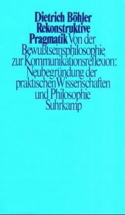 Cover for Rekonstruktive Pragmatik