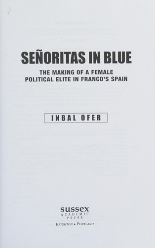 Cover for Señoritas in blue