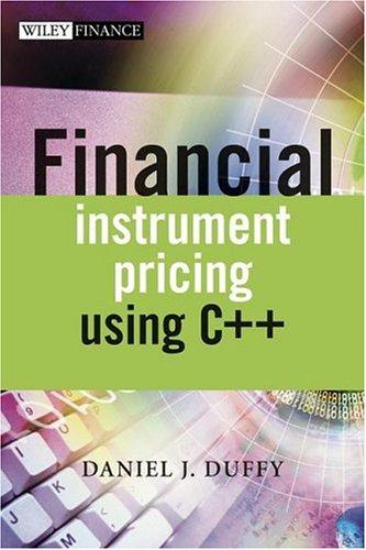 Cover for Financial instrument pricing using C++