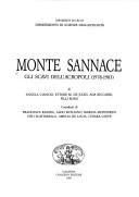 Cover for Monte Sannace