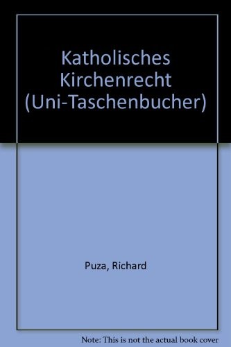 Cover for Katholisches Kirchenrecht