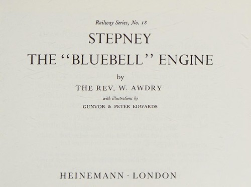 Cover for Stepney the " Bluebell" engine