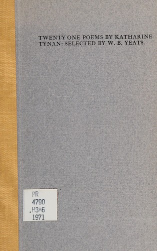 Cover for Twenty one poems