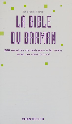 Cover for La bible du barman