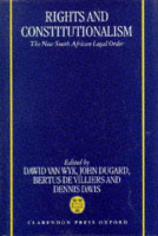 Cover for Rights and Constitutionalism