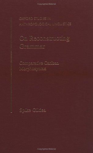 Cover for On reconstructing grammar