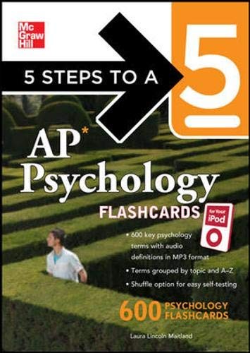 Cover for 5 Steps to a 5 AP Psychology for your iPod with MP3 Disk