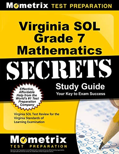 Cover for Virginia SOL Grade 7 Mathematics Secrets Study Guide